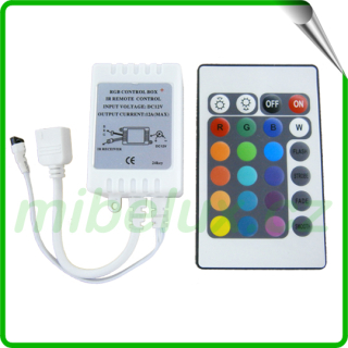 Ovladač LED pásků RGB IR 24 tlačítek